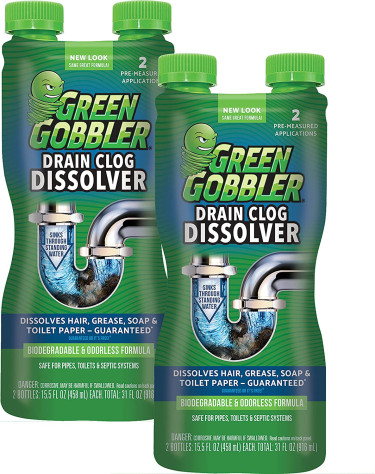 Green Gobbler Liquid Drain Clog Remover