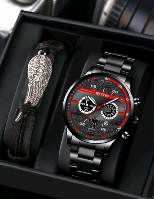 Watch And Bracelet For Man