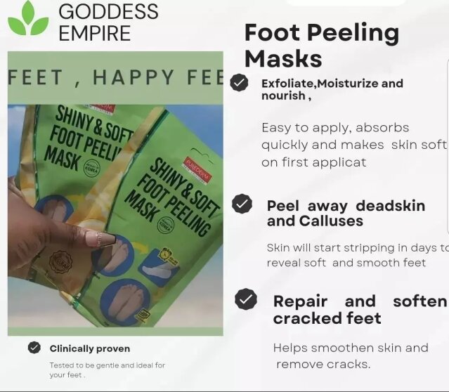 Foot Peeling Mask Available