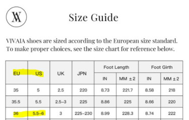 Women's Pointed Toe V Flat - Size EU36 / US5.5-6