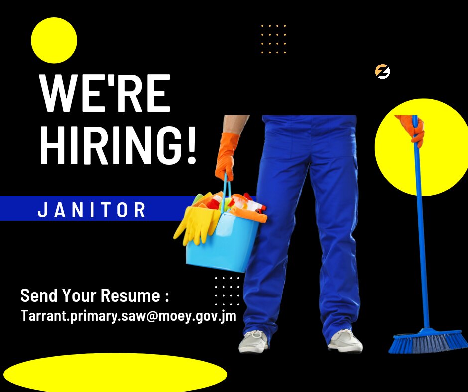 Janitor in Molynes Road Kingston St Andrew Full Time Jobs