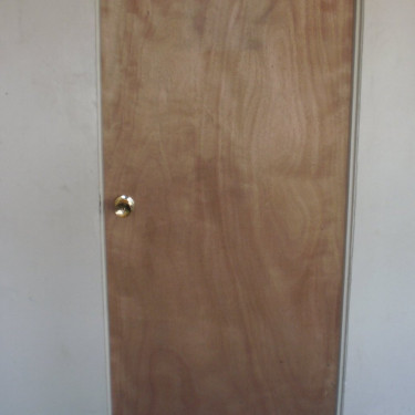 Two 3/4 Ply Doors With Inside Locks