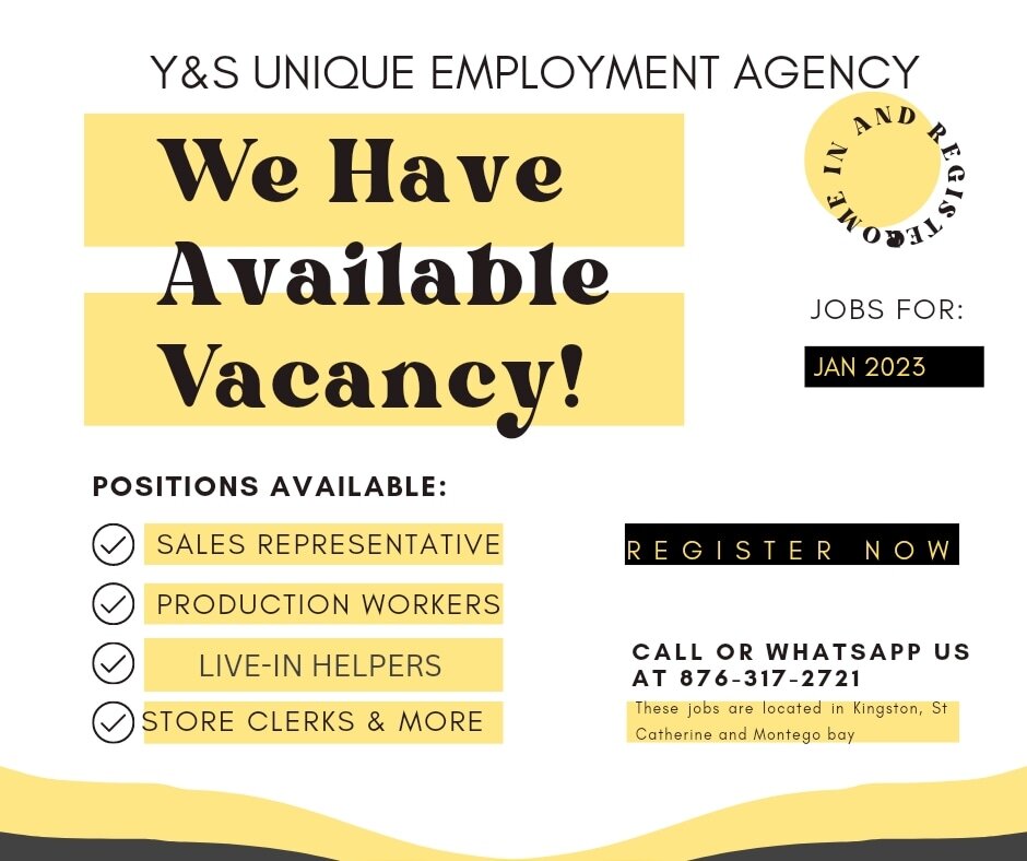 Jobs Available For January 2023 Kingston