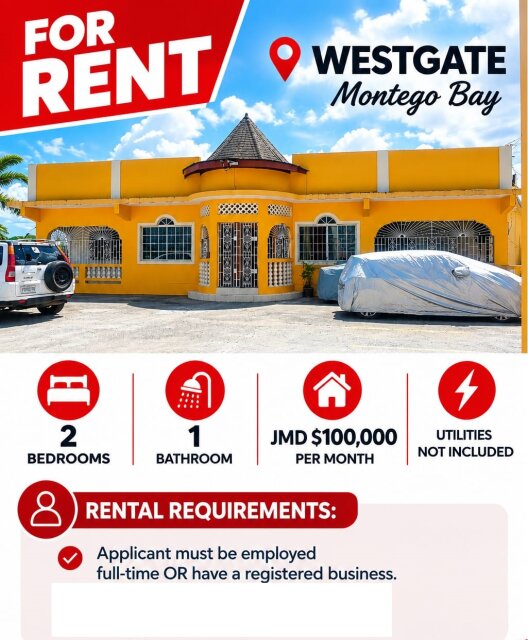 WESTGATE 2 Bedroom 1 Bath NON NEGOTIABLE $100,000