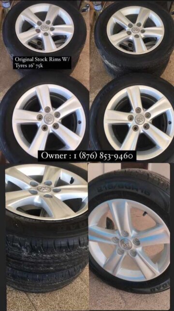 Four Original Stock Rims With Brand New 16