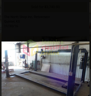 4 Post Alignment Lift (used)