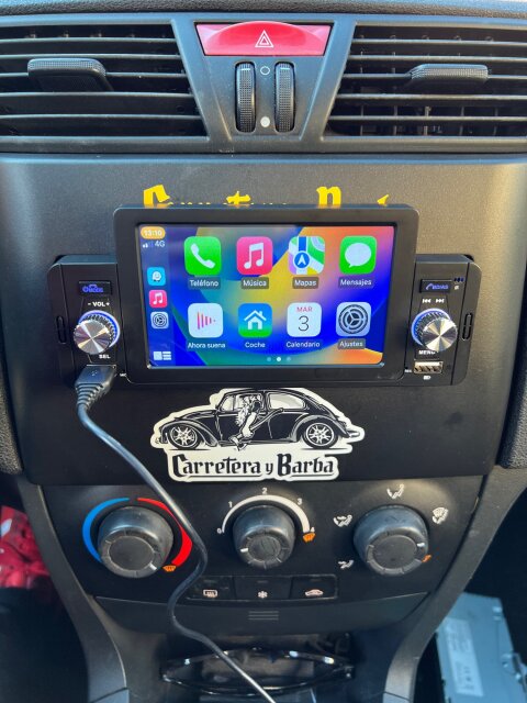 Car Radio 1 Din Apple CarPlay Android Auto