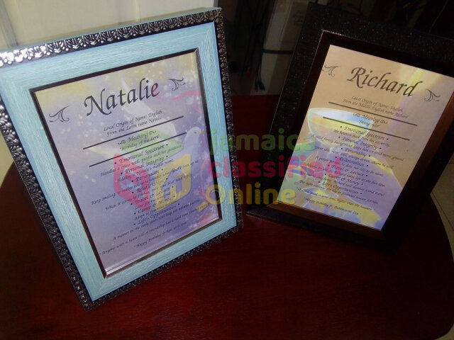 Gifts - First Name Frames