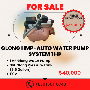 Glong HMP-Auto Water Pump System 1HP