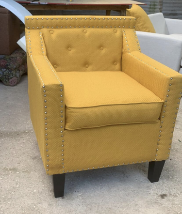 Yellow Custom Built Chair 