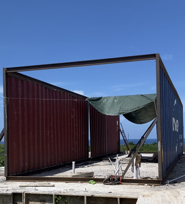 Build A House/shop With Shipping Container Sidings