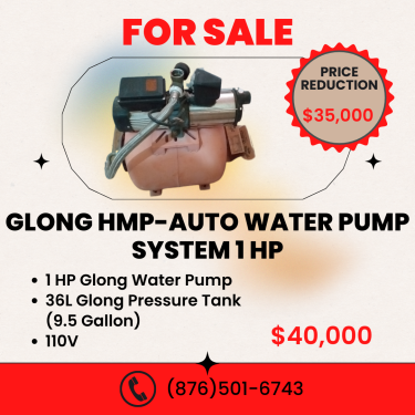 1 HP Glong HMP-Auto Water Pump System