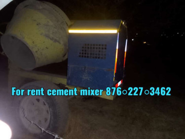 Cement Mixer For Rent St Thomas.