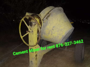 Cement Mixer For Rent St Thomas.