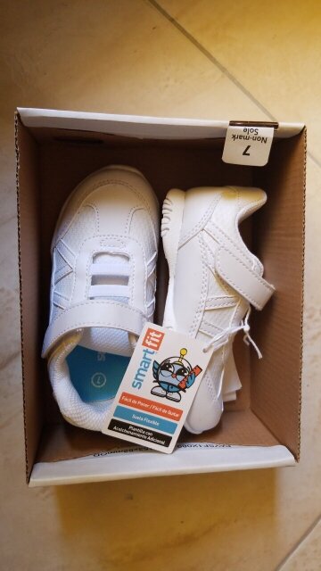 Size 7 Toddler White Sneakers