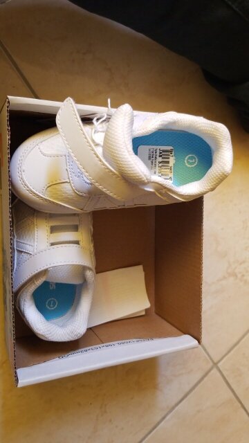 Size 7 Toddler White Sneakers