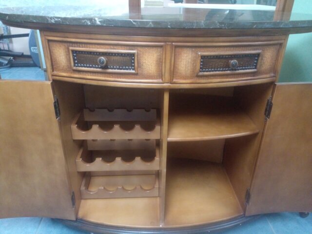 Mini Bar And Wine Rack