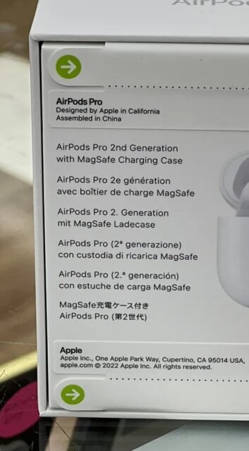 2nd Gen Apple Airpods Pro - 18k