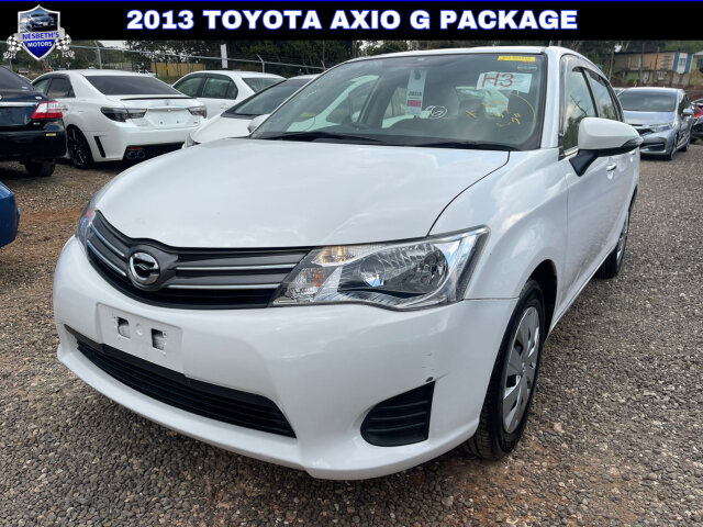 2013 TOYOTA AXIO G PACKAGE