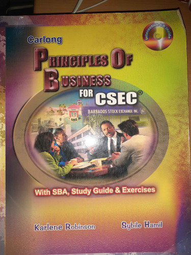 Principles Of Business For CSEC With SBA