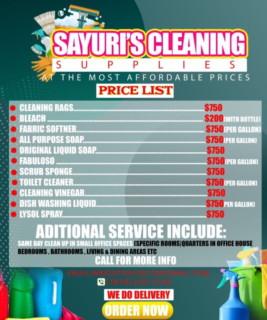 Sayuri Cleaning Supplies