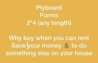Plyboard Forms 2 By 4