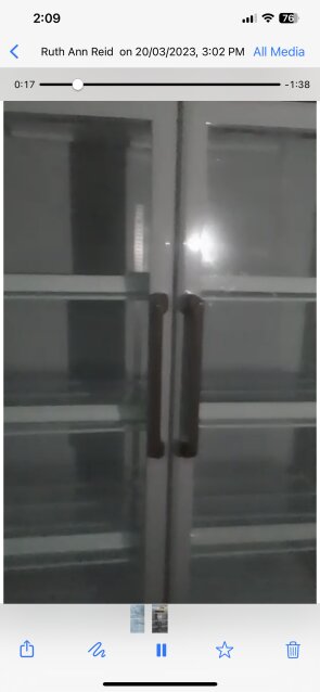 Double Door Display Refrigerator