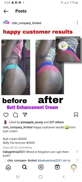Belly Fat Remover And Butt & Hip Enhancement Cream