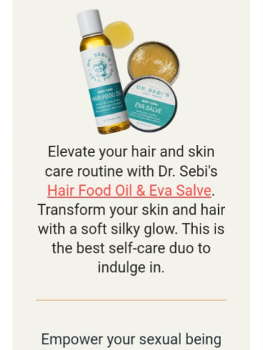Hair Food Oil (Body Care) • Eva Salve (Body Care)