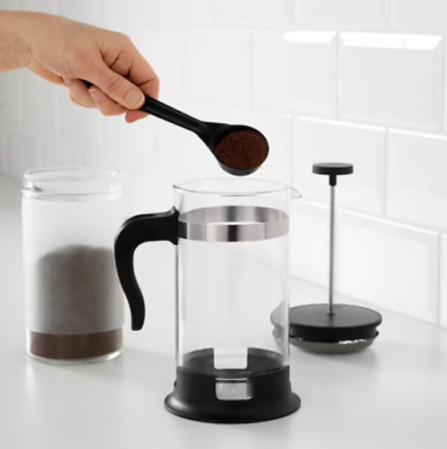 French Press Coffee Maker Glass Stainless