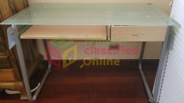 Glass Table For Office And Study Use