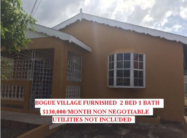 BOGUE VILLAGE 2 BEDROOM 1 BATH FURNISHED $130K