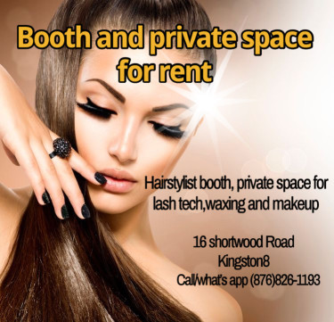 Hairstylist With Own Clients ,small Private Space 