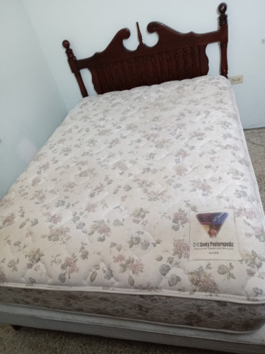 Queen Size Bed For Sale. Base+Mattress+Headboard