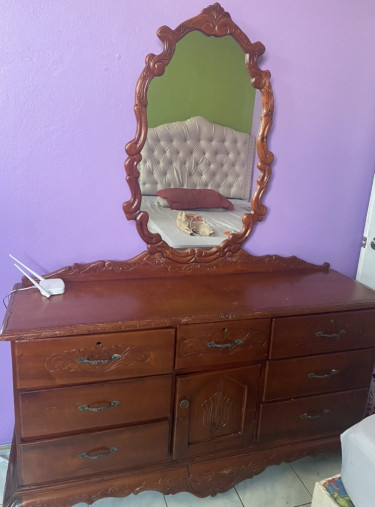 Used 7 Drawer Wooden Dresser