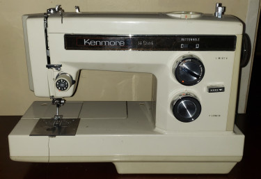 Big Deal!!! Criss Kenmore Sewing Machine W/cover