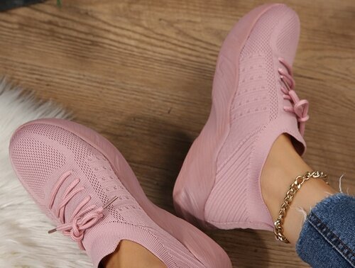 Pink Outdoor Sneaker (Lace Up)