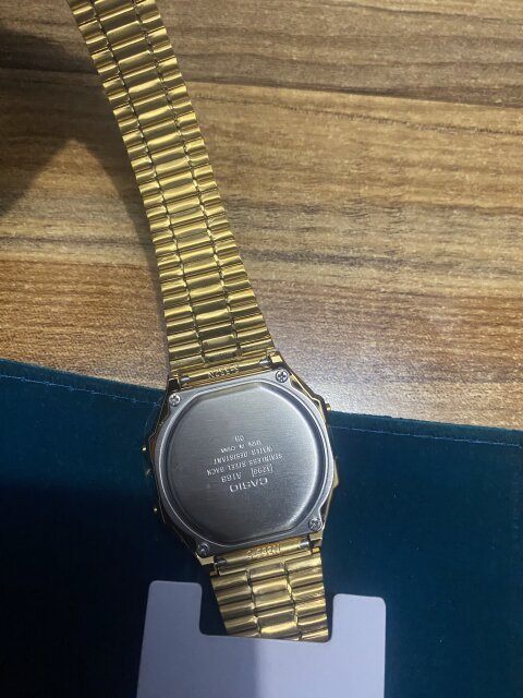 Authentic Gold Stainless Steel Casio
