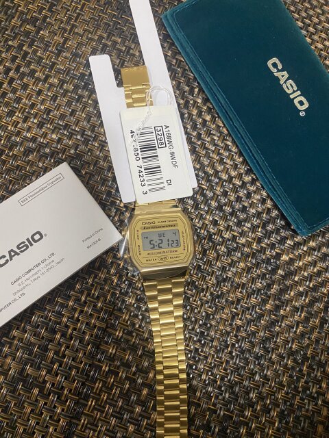 Authentic Gold Stainless Steel Casio