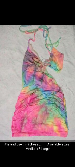 Tie & Dye Mini Dress