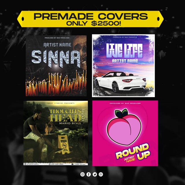 HIGH QUALITY PREMADE MUSIC COVER ARTS
