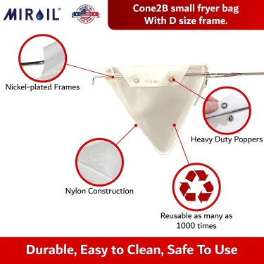 Miroil Cone2B Reusable Filet + Frame 