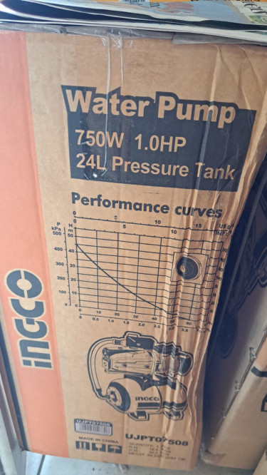 WATER PUMP - INGCO 1.0HP 24L TANK