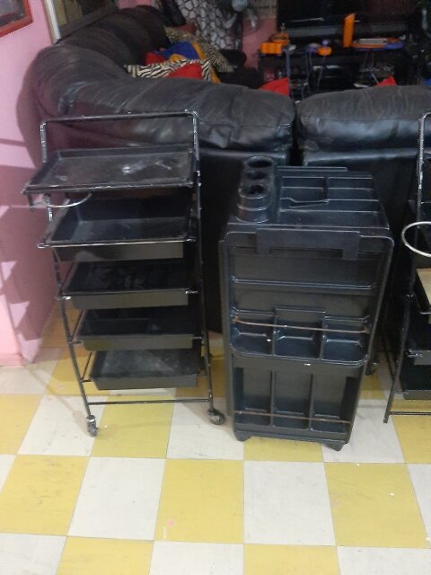 Styling , Station, Setter Trolleys ,office Chairs