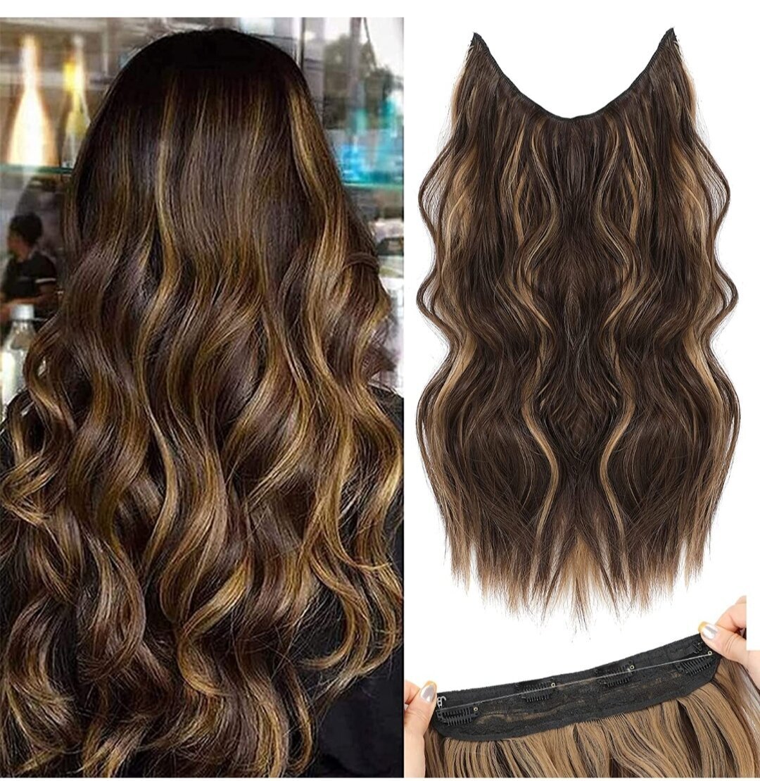 Invisible Wire Hair Extensions (16 Inch) Synthetic for sale in Half Way ...