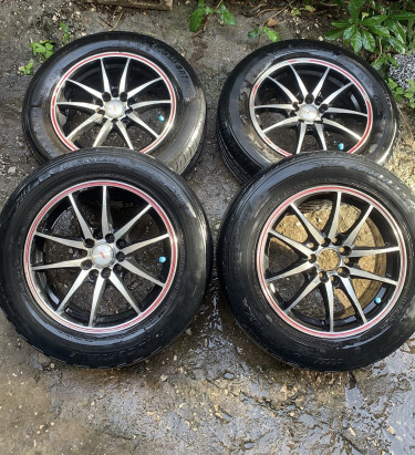 5x100 15 Inch Rims And Tires For Sale 