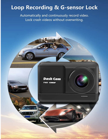 Mini Dash Cam 1080P- Front And Rear 32GB