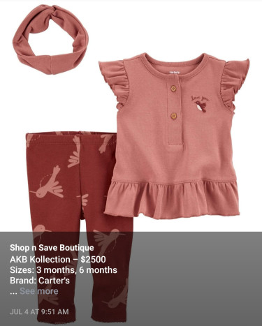 Carter's Baby Clothes (3 Piece Sets)