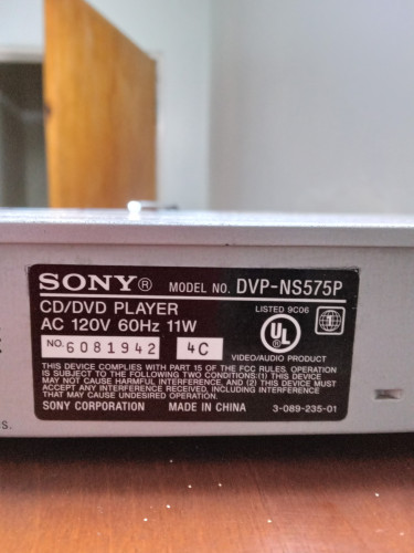 SONY DVD  Player