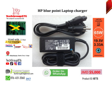 HP Blue Tip Laptop Charger